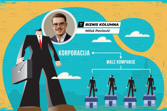 Miloš Pavlović, Biznis kolumna