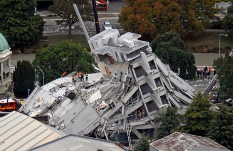 Zemljotres, Krajsčerč, Novi Zeland 2011