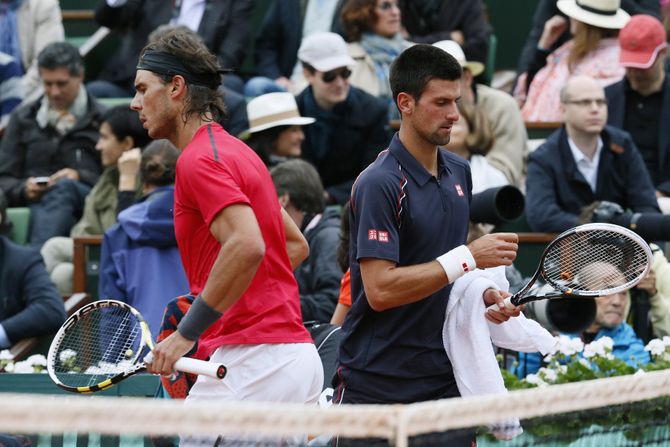 Novak Đoković, Rafael Nadal, Rolan Garos 2012