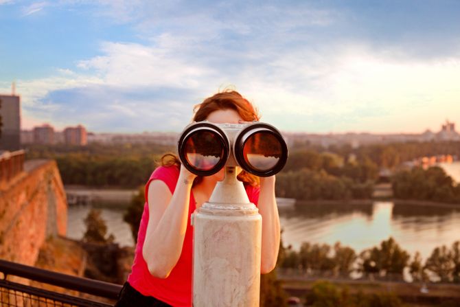 turisti u beogradu turistkinja kalemegdan