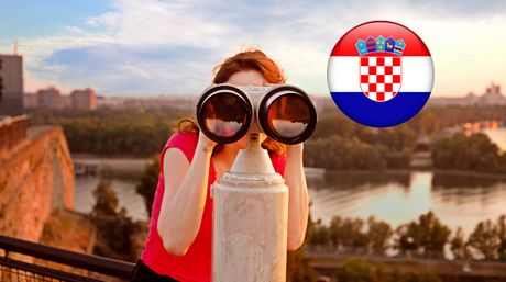 turisti u beogradu turistkinja hrvatska kalemegdan