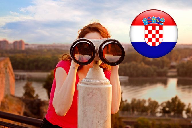 turisti u beogradu turistkinja hrvatska kalemegdan