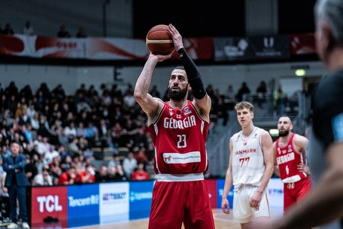 Tornike Šengelija, Košarkaška reprezentacija Gruzije