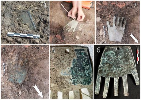 Bronzana ruka stara 2.000 godina prekrivena misterioznim spisima