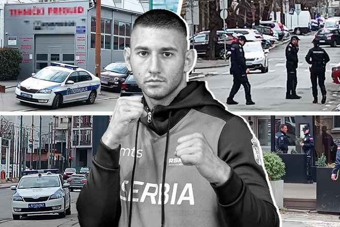 Policija u Dunavskoj i Dobračinoj, ubistvo Stefana Savića MMA