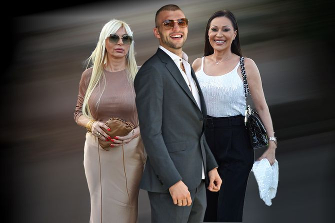 Ceca Ražnatović Veljko i Lidija Ocokoljić Ceca Ražnatović Veljko i Lidija Ocokoljić