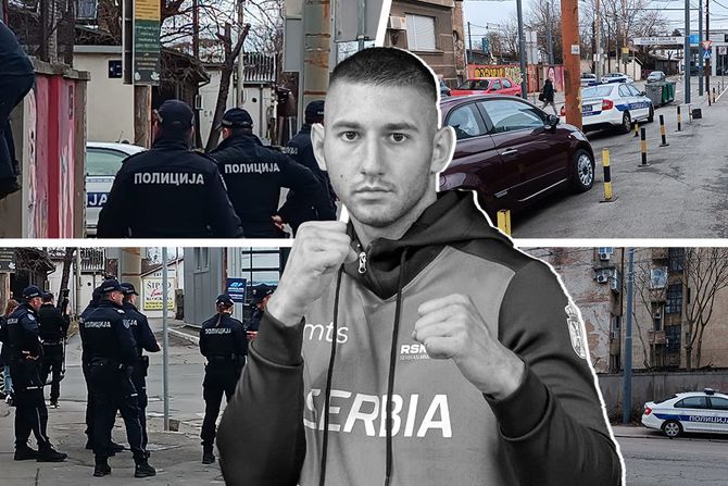 Policija u Dunavskoj i Dobračinoj, ubistvo Stefana Savića MMA