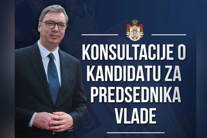 Aleksandar Vučić,  konsultacije o kandidatu za predsednika vlade