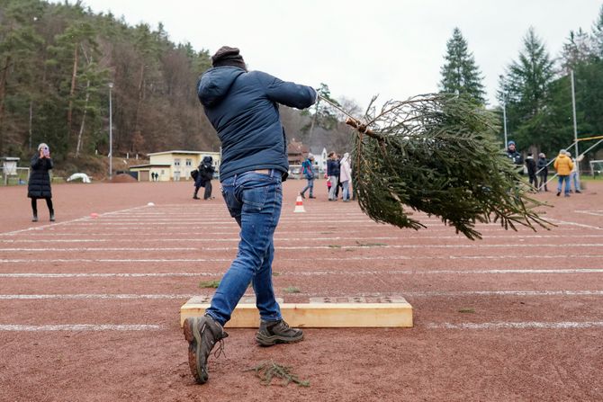 Takmicenje u bacanju jelki