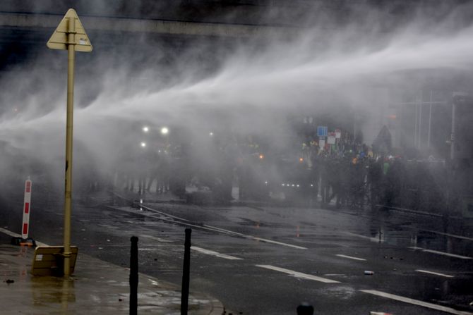 Protest poljoprivrednika u Briselu