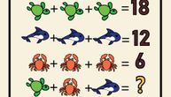 Matematička mozgalica za 9 sekundi: Saberite sve životinjice i dođite do konačnog rešenja