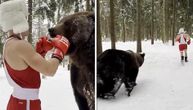 Igor pomera granice treninga, pogledajte kako sparinguje sa medvedom!