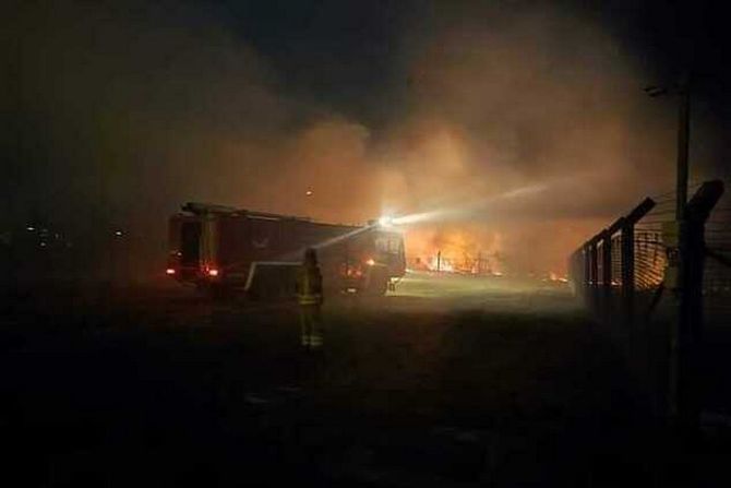 Požar u blizini aerodroma u Sarajevu