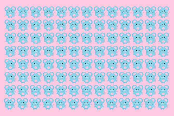 Optička iluzija skrivalica miš Optička iluzija skrivalica miš