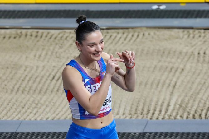 Milica Gardašević, Svetsko dvoransko prvenstvo u atletici Glazgov 2024 Milica Gardašević, Svetsko dvoransko prvenstvo u atletici Glazgov 2024