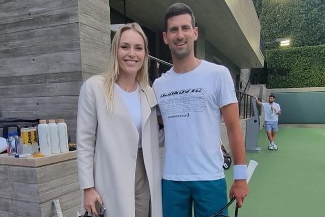 Lindsey Vonn, Novak Đoković
