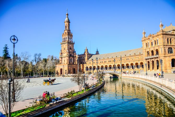 Plaza de Espana, Seville, Sevilja Plaza de Espana, Seville, Sevilja