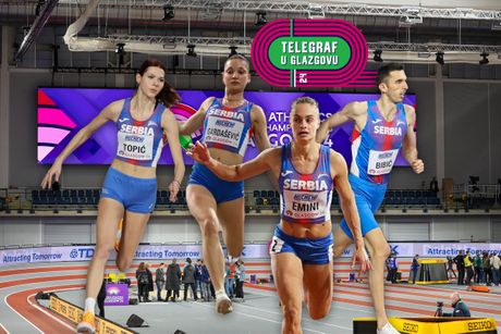 Svetsko dvoransko prvenstvo u atletici Glazgov 2024 Angelina Topić, Milica Gardašević , Elzan Bibić i Milica Emini