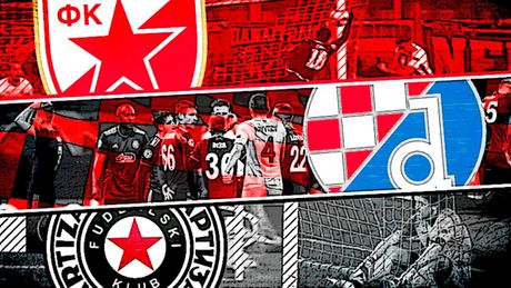 FK Crvena zvezda, FK Partizan, FK Dinamo Zagreb