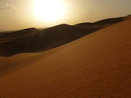Maroko, Sahara, Erg Šebi, pustinja, dina
