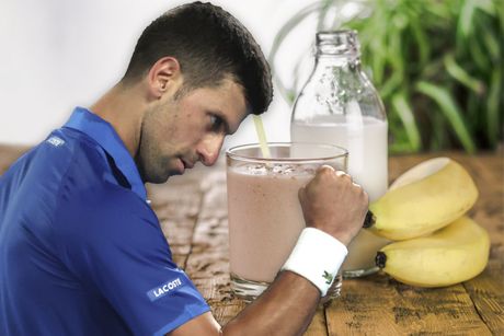 Novak Đoković smuti banana kakao