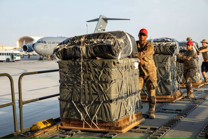 Humanitarna pomoć USAF Gaza