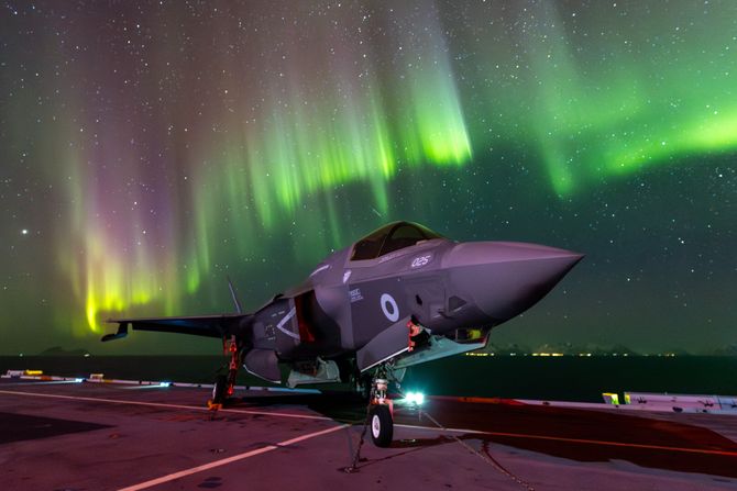 RAF Aurora Borealis