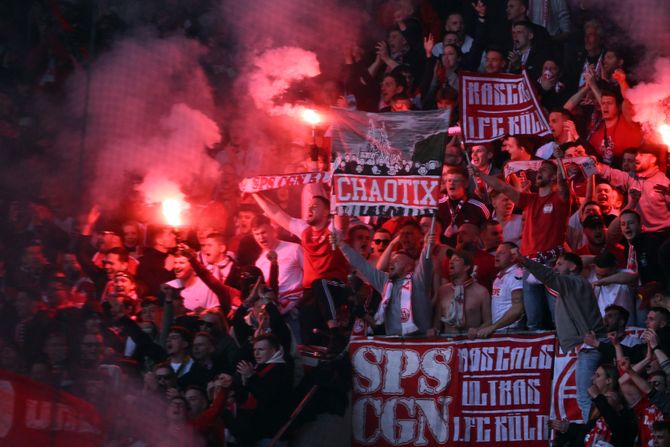 FK Borusija-FK Keln navijači