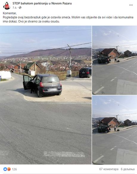 Novi Pazar bahato parkiranje