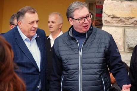 Pambukovica Milorad Dodik i Aleksandar Vučić