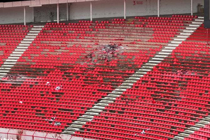 KK Crvena zvezda - KK Partizan, Južna tribina, Stadion Marakana "Rajko Mitić"