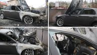 Zapalio samo prednji deo automobila i pobegao: Prve slike i snimci uništene "alfe" sa Čukarice