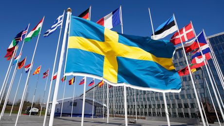 NATO Švedska zastava