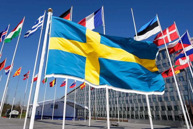 NATO Švedska zastava NATO Švedska zastava