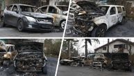 First photos of burned cars in Belgrade: Only wreckage remains in a parking lot