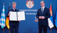 Vučić uručio orden Srbije predsedniku Vlade Bavarske: Razgovarali smo o važnim projektima za Srbiju