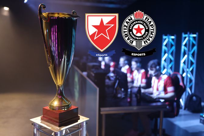 Crvena zvezda, esport i  Esport Partizan