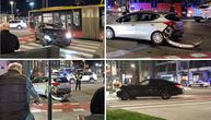 Po putu srča, delovi na sve strane, automobili zgužvani: Prvi snimci nesreće u Bulevaru Vudroa Vilsona