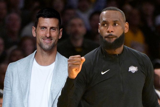 Novak Đoković,  Lebron Džejms