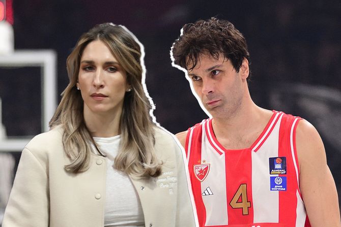 Jelisaveta Orašanin i Miloš Teodosić Jelisaveta Orašanin i Miloš Teodosić