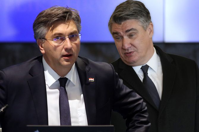 Andrej Plenković i Zoran Milanović