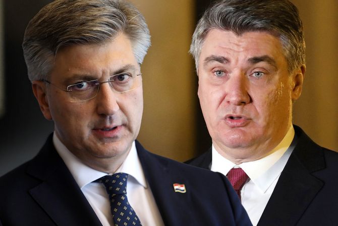 Andrej Plenković i Zoran Milanović