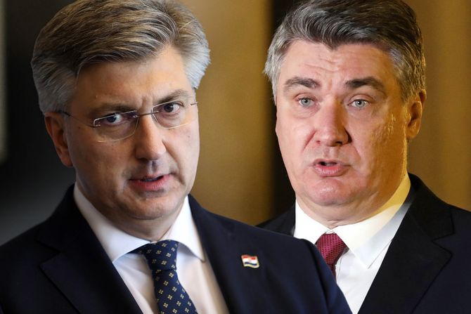 Andrej Plenković i Zoran Milanović Andrej Plenković i Zoran Milanović