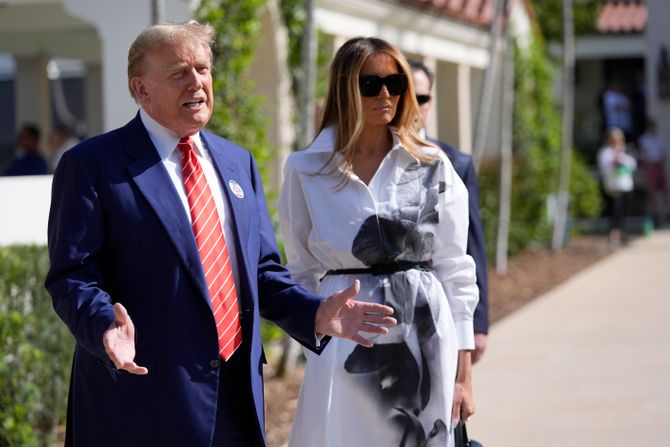 Melanija i Donald Tramp