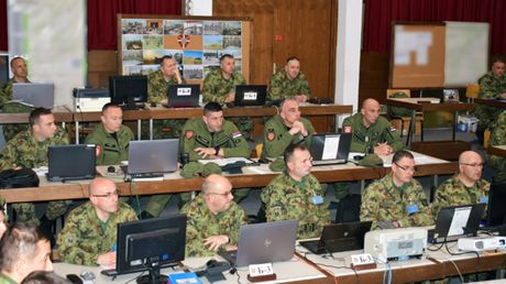 Vojska Srbije, vežba jedinica četvrte brigade kopnene vojske