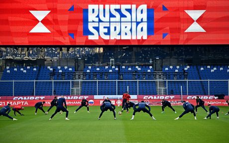 Fudbalska reprezentacija Rusije, Fudbalska reprezentacija Srbije