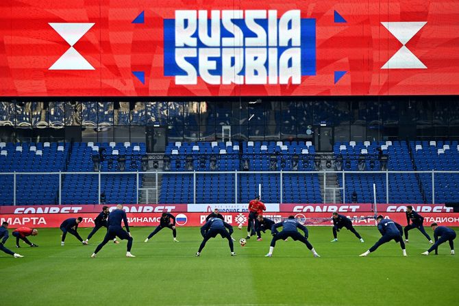 Fudbalska reprezentacija Rusije, Fudbalska reprezentacija Srbije Fudbalska reprezentacija Rusije, Fudbalska reprezentacija Srbije