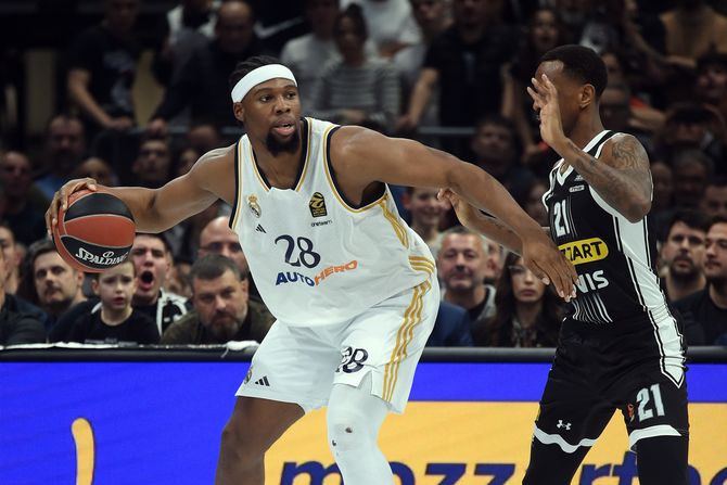 Geršon Jabusele, KK Real Madrid, KK Partizan Geršon Jabusele, KK Real Madrid, KK Partizan