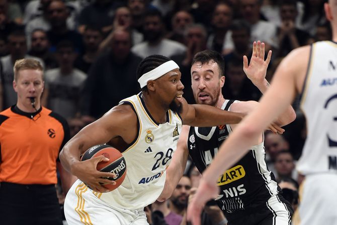 Geršon Jabusele, KK Real Madrid, KK Partizan Geršon Jabusele, KK Real Madrid, KK Partizan