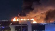 Deo Moskve u plamenu: Zgrada koju su napali teroristi gori!